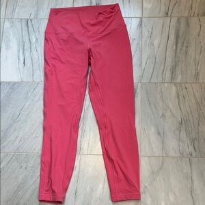 lululemon athletica Pink Leggings size 8 lined